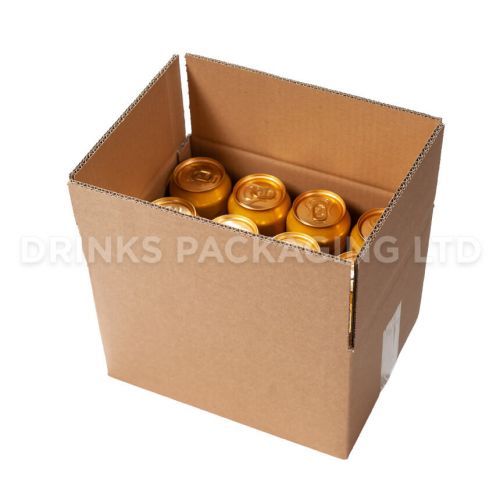 Double Wall Box for 12 x 440ml Beer Cans | Beer Box Shop