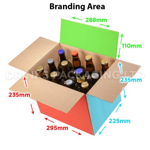 12 bottle trade/self delivery box | Standard - 500ml | Beer Box Shop