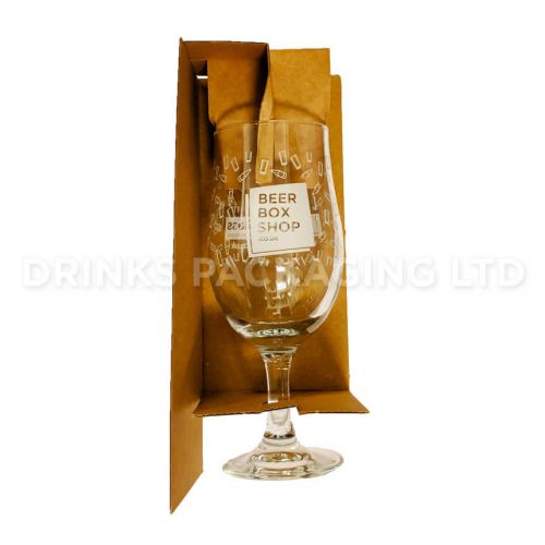 2 Bottle + Glass - Gift Box - 500ml  Glass Insert | Beer Box Shop