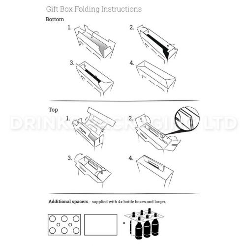 6 Bottle - Gift Box - 330ml Instructions | Beer Box Shop