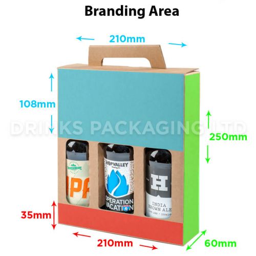 3 Bottle - Gift Box - 330ml | Branding Area