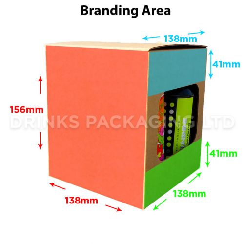 4 Can Cube - Gift Box - 330ml / 440ml | Branding Area