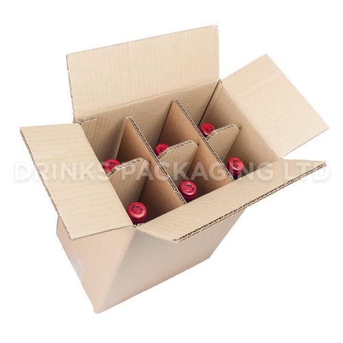 6 Bottle - Standard Wine Shipper Box | Wine Box Shop