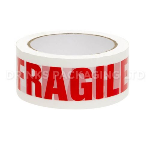 1 Roll - Fragile Warning Parcel Tape  
 | Beer Box Shop