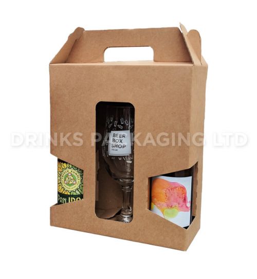 2 Bottle + Glass - Gift Box - 500ml | Beer Box Shop