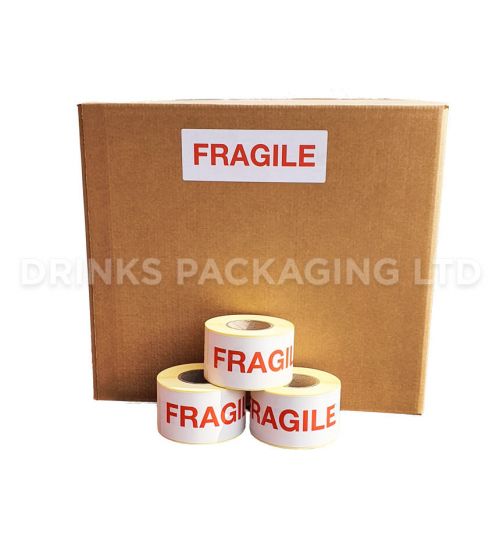 Fragile Warning Labels | Beer Box Shop